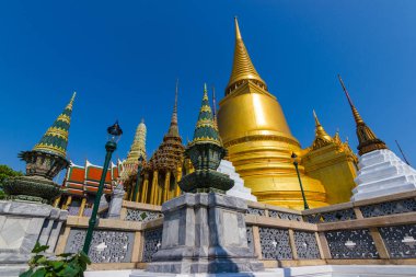 Wat Phra Kaew, Tayland - 1 Nisan 2018: (Wat Phra Sri Rattana Satsadaram en önemli Budist tapınak Tayland olarak kabul edilir olarak bilinen resmen Emerald Buddha Tapınağı.