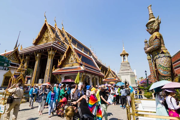 Wat Phra Kaew Thajsko Květen 2016 Chrám Smaragdového Buddhy Oficiálně — Stock fotografie