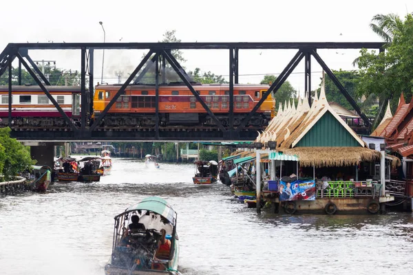 Bangkok Tailandia May 2018 Taling Chan Floating Market Este Lugar — Foto de Stock