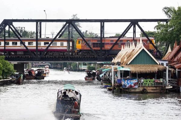 Bangkok Tailandia May 2018 Taling Chan Floating Market Este Lugar — Foto de Stock