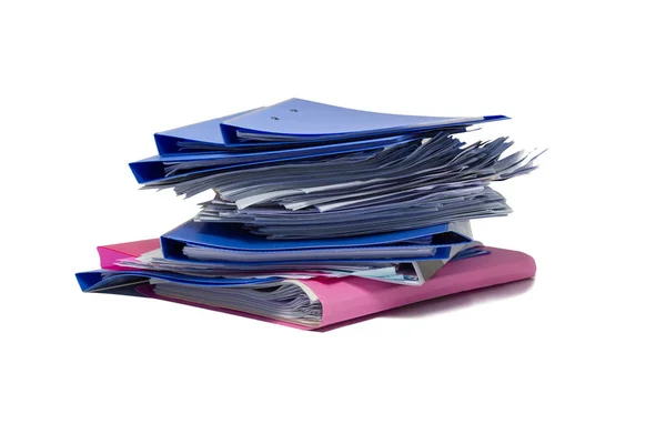 File Folder Stack Business Report Paper File Table Work Office — Stock Photo, Image