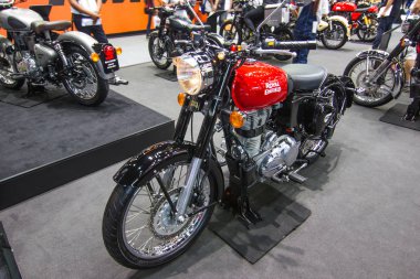 Bangkok Tayland: - 6 Nisan 2017: kırmızı motosiklet 