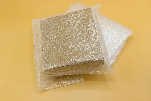 Pole Bubble Wrap Dla Ochrony Produktu Pęknięty Lub Ubezpieczenia Podczas — Zdjęcie stockowe