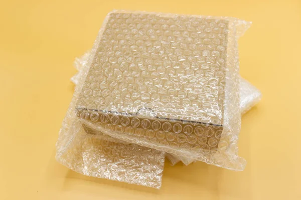 Pole Bubble Wrap Dla Ochrony Produktu Pęknięty Lub Ubezpieczenia Podczas — Zdjęcie stockowe