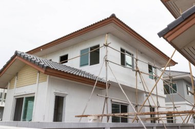 Yapı ve inşaat site yeni ev konut Tayland at için