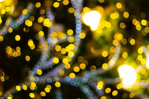 Abstract Blur Nature Bokeh Light Trees Background — Stock Photo, Image