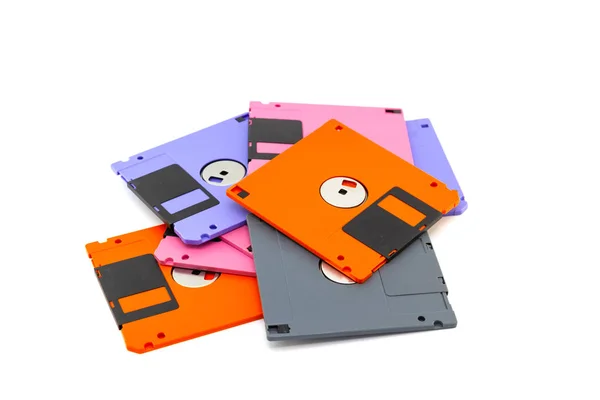 Egy Floppy Lemezen Nevezett Hajlékonylemez Vagy Csak Korong Volt Mindenütt — Stock Fotó