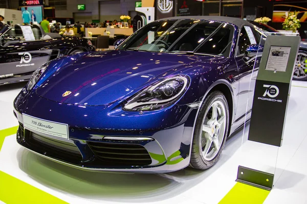 Bangkok Agosto 2018 Exposición Automóviles Porsche Panamera Ferias Automóviles Otras — Foto de Stock