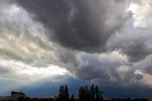Yağmur Bulut Yağmur Boşanırcasına Yağmur Olacak — Stok fotoğraf