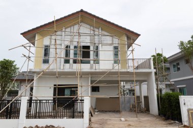 Yapı ve inşaat site yeni ev konut Tayland at için