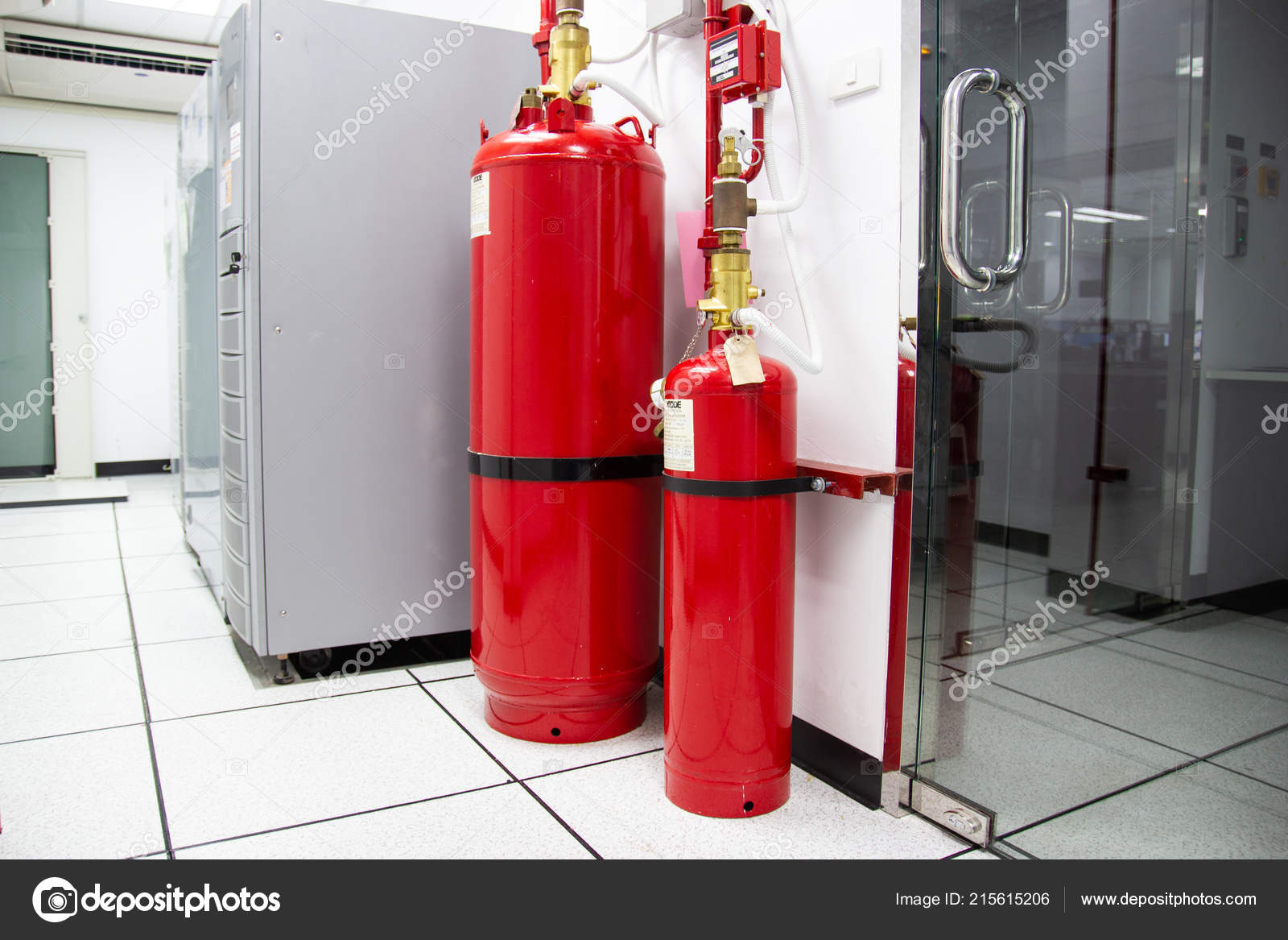 Data Center Room Bangkok Thailand August 18 0 Suppression Systems Stock Editorial Photo C Piyaphunjun Gmail Com