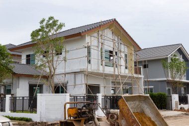 Yapı ve inşaat site yeni ev konut Tayland at için