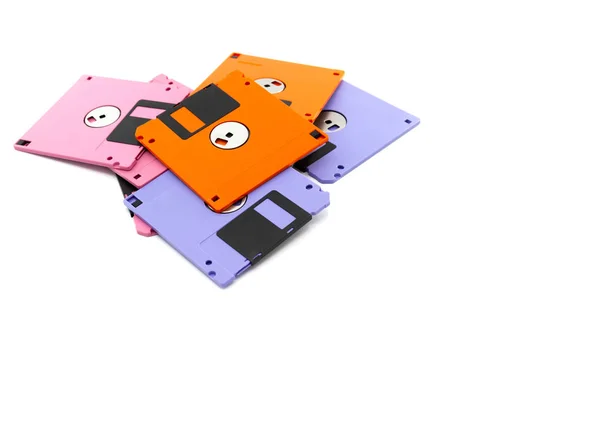 Floppy Disk Also Called Floppy Diskette Just Disk Ubiquitous Form — Stock Photo, Image