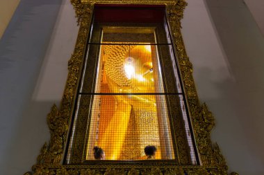 Wat Pho, Bangkok Tayland: - 10 Kasım 2018:-: en eski tapınak olduğu gibi Wat Pho Wat Pho veya resmi adıdır bir çift, - her gün ziyaretçilere açık olan ziyaretçi ile popüler ev.