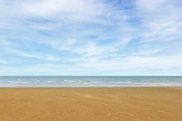 Paesaggi View Atmosfera Bellissima Sabbia Mare Colore Del Cielo Spiaggia — Foto Stock