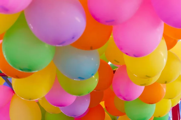 Festive Party Colorful Balloons Happy Celebration Party Background — Stock Photo, Image
