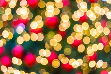 Festivaller, yeni yıl ve bayramlar, yılbaşı süslemeleri için bulanık soyut bokeh arka plan 