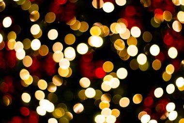 Festivaller, yeni yıl ve bayramlar, yılbaşı süslemeleri için bulanık soyut bokeh arka plan 