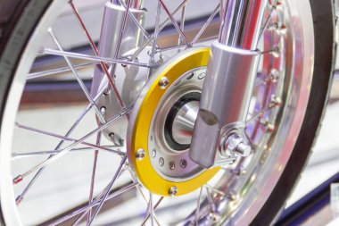 Motosiklet tekerlekleri, bir motosiklet kavramı yeni tasarım modern tel kollu