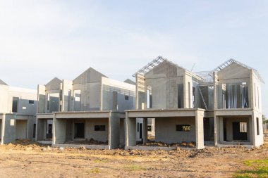 Yapı ve inşaat site yeni ev konut Tayland at için