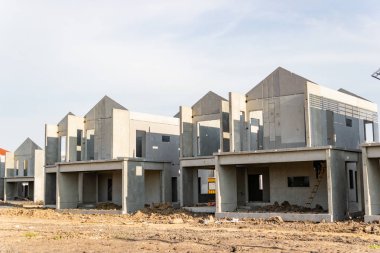 Yapı ve inşaat site yeni ev konut Tayland at için
