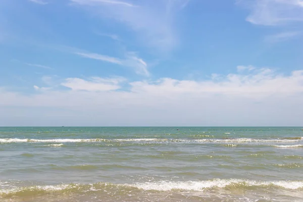 Paesaggi View Atmosfera Bellissima Sabbia Mare Colore Del Cielo Spiaggia — Foto Stock