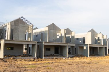 Yapı ve inşaat site yeni ev konut Tayland at için
