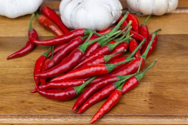 Chili - Ağaç üzerindeki uzun dikenlerin kürenin doğasına özgü biber bitkileri 