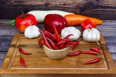 kürenin doğasına biber bitkileri 