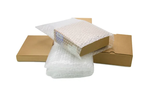 Bubble wrap, for protection parcel product cracked or insurance Stock Picture