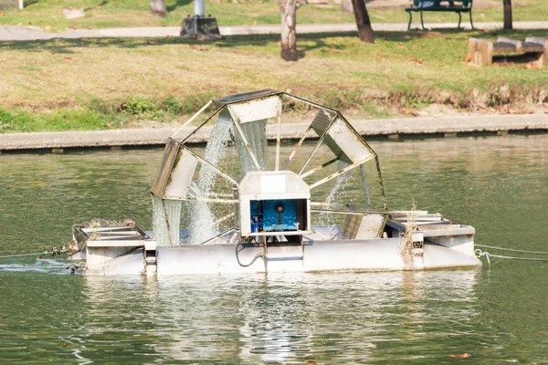 Machine Traitement Des Eaux Usées Parc Public Bangkok Thaïlande — Photo