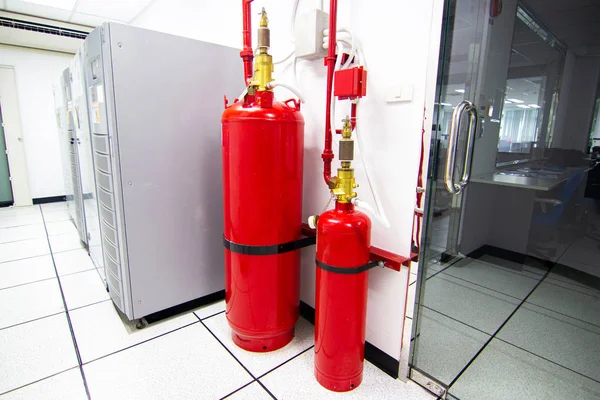 Sistemas de supresión FM-200, sistema de inundación de gas FM200 — Foto de Stock