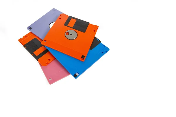 Un floppy disk, chiamato anche floppy, dischetto — Foto Stock