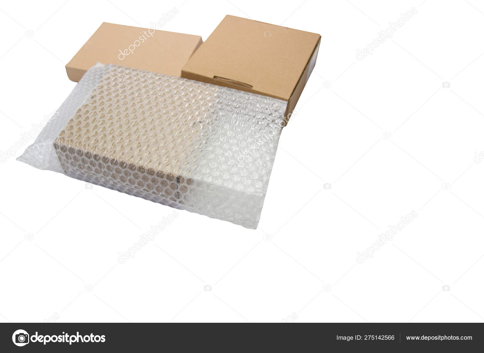 boxes and bubble wrap