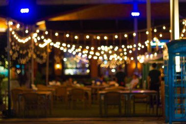soyut bulanıklık görüntü Birçok insan bir restoranda gece festivali eğlenceli zevk 
