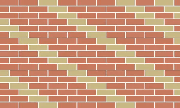 Mur Briques Marron Pour Fond Texture Mur — Image vectorielle