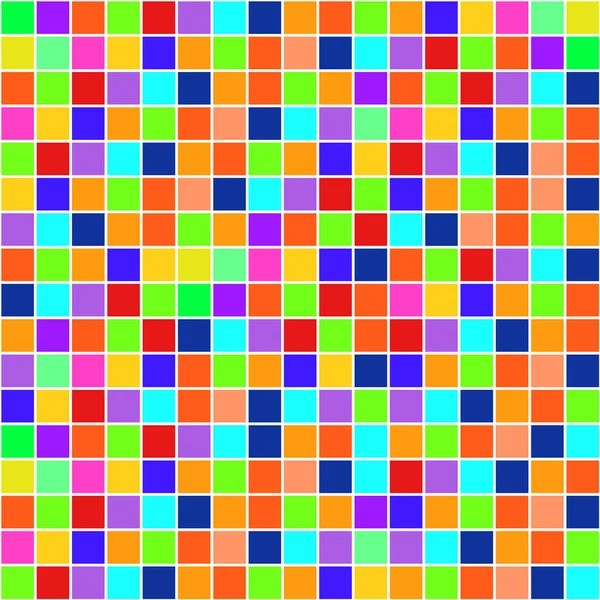 Quadratische Multicolor Für Tapete Hintergrund Vektor Illustration — Stockvektor