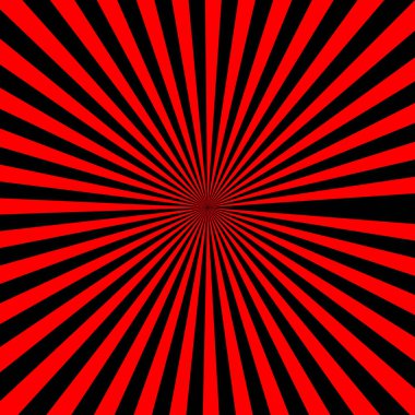 Sun Sunburst yıldız patlaması arka plan deseni Siyah ve turuncu renk vektör illüstrasyon Retro sanat tasarımı