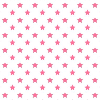 Beyaz zemin üzerinde kusursuz soyut yıldız deseni, kağıt, ambalaj ve kumaş için vektör illüstrasyon dokusu