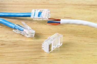 Ağ kablosu kullanmak için Kablo ile RJ45, ağ kablosu bağlantısı için aygıt 