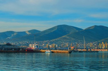Novorossiysk Commercial Sea Port kargo terminali, Rusya.