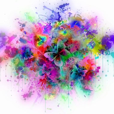 Bahar arka plan - illüstrasyon