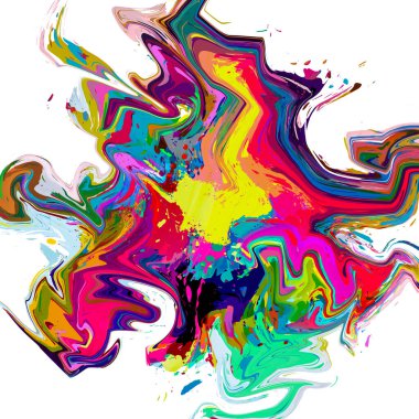 Sıçramalı soyut renkli arkaplan