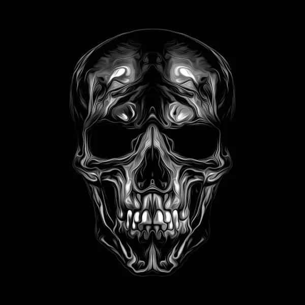 인간의 두개골 그래픽 디자인 — 스톡 사진