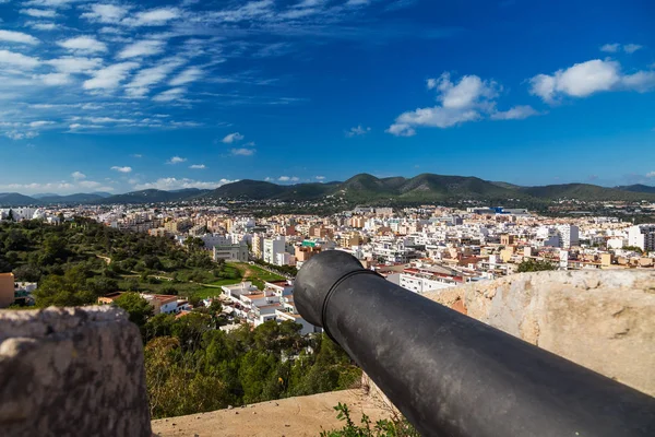 Bastion James Part Fortified Medieval City Dalt Vila Ibiza Spain — Stock Photo, Image