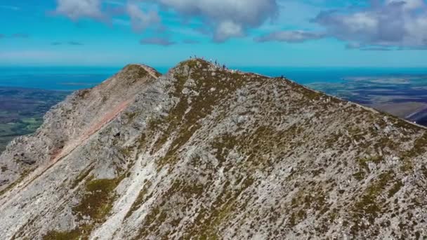 Errigal 751 Mountain Gweedore County Donegal Ireland Its Breathtaking Panoramic — Stock Video