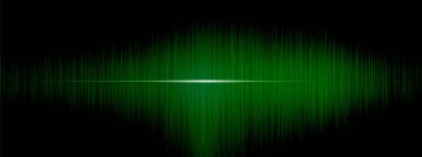 Equalizer'ı, ses dalgası ritmik, dalga frekanslar, ışık arka plan, parlak, lazer. Salınan yeşil ses dalgaları. Soyut Yeşil müzik dalgalanma ekolayzer ritim vektör arka plan 