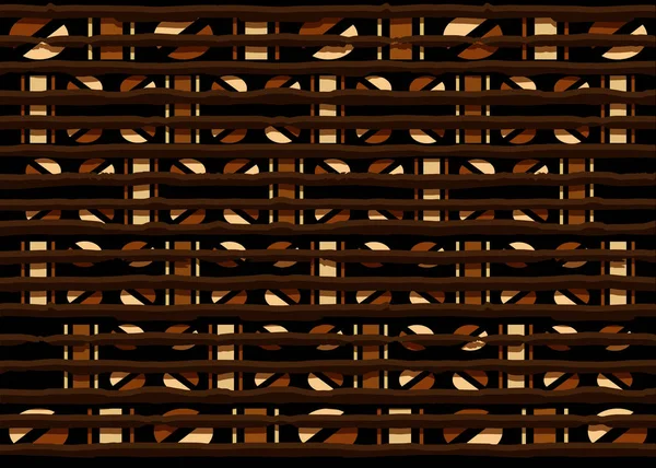 African Print Stoff Ethnische Handgefertigte Ornamente Für Ihr Design Stammesmuster — Stockvektor