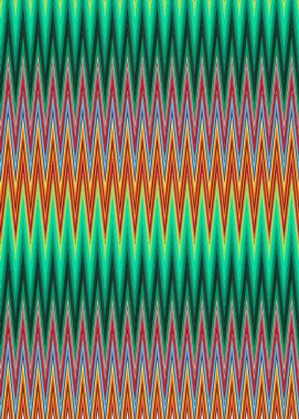 Soyut çok renkli geometrik örme zig zag desen, vektör çizim 