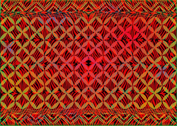 Afrikanska randig Print tyg, etniska handgjorda prydnad för din design, tribal mönster motiv geometriska element. Vector textur, afro textil Ankara mode stil. Sarong omlottklänning, mattan batik — Stock vektor